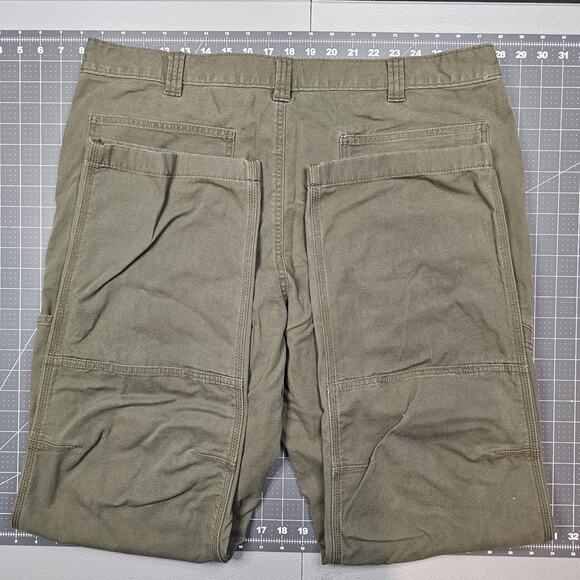 Carhartt Pants Mens 40x32 Double Knee Front Brown Canvas Carpenter Work Outdoors - Picture 13 of 16